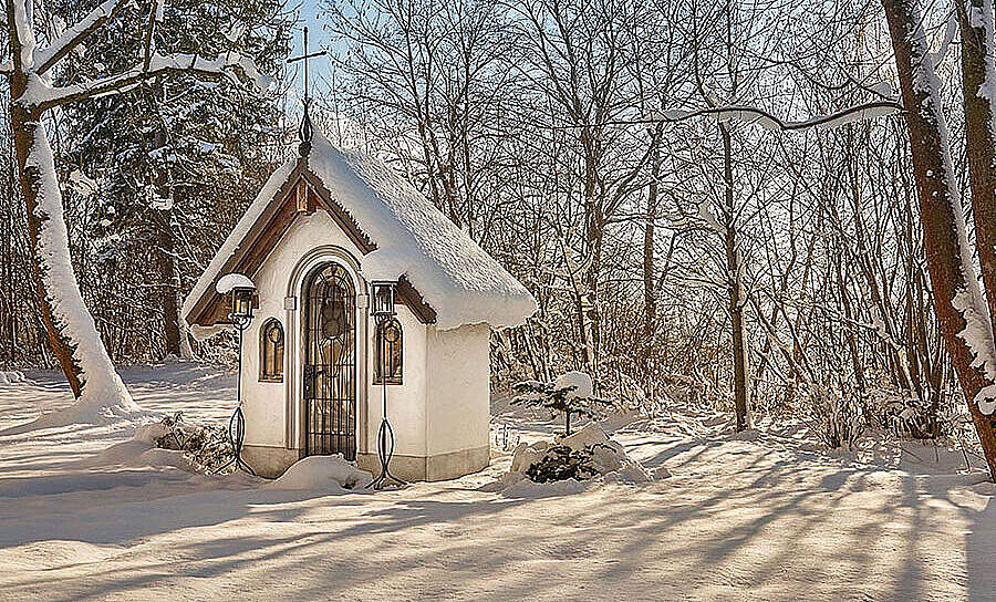Langwieder See, Winter am See