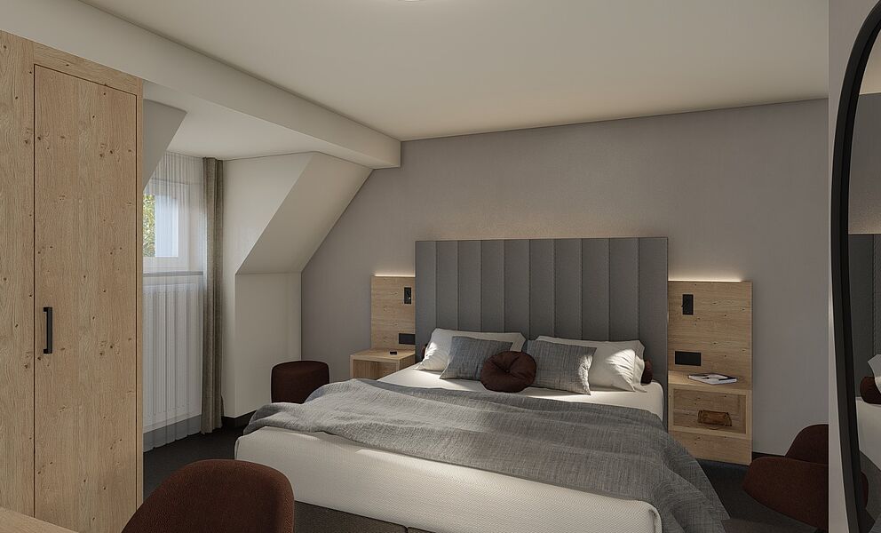Renoviertes Doppelzimmer Hotel Langwiedersee