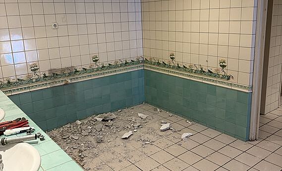 Restaurant Toiletten Renovierung vorher Restaurant Toiletten Renovierung vorher
