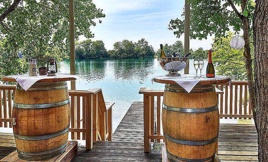 Langwieder See, Feiern im Bootshaus