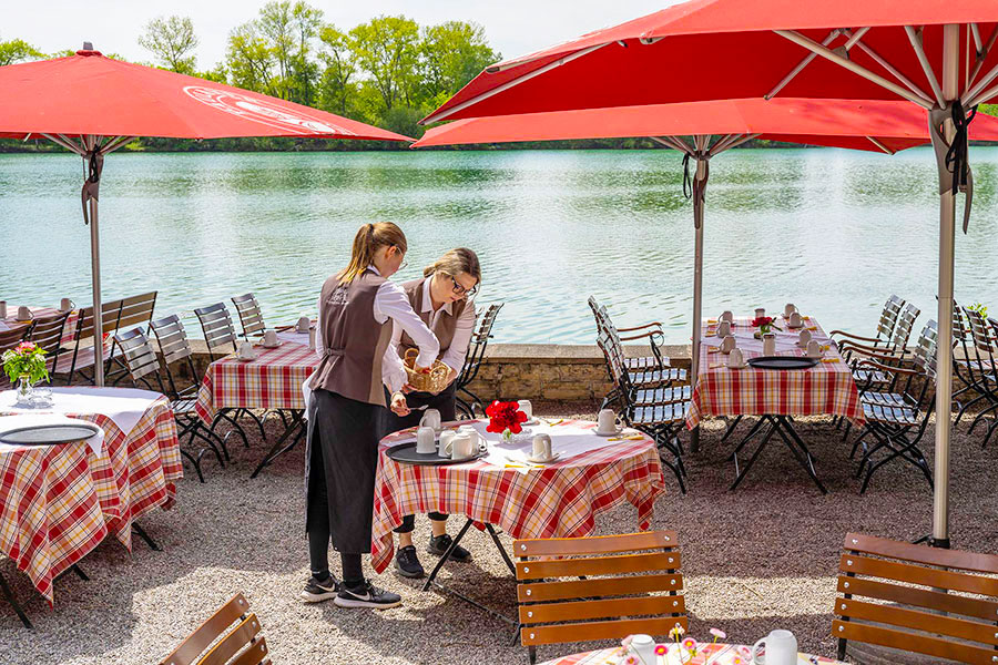 Langwieder See, Seeterrasse